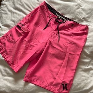 Hot Pink Hurley Board Shorts